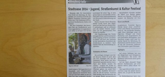 Grenzland Anzeiger, Nr. 18/2014, 15. September 2014